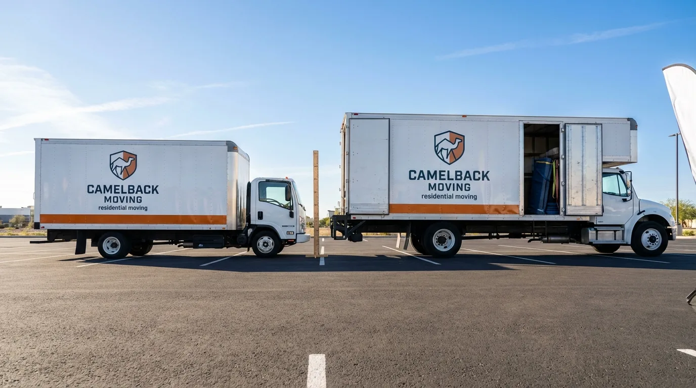 Moving truck size capacity guide in Machesney Park